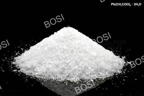 냄새 없는 납 II 아세테트 삼중화물 정상 조건 하에서 안정적 280-282.C 녹는점